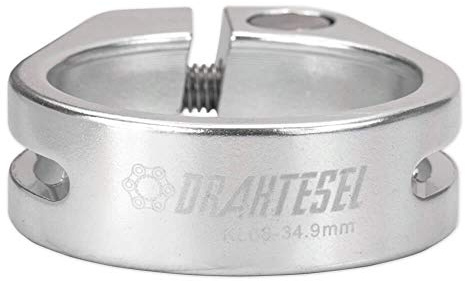 Drahtesel Fahrrad Sattelstütze, Sattel-klemme, Klemmring mit Schraubverbindung, Sattelstützenklemme in 28,6mm, 30,2mm, 31,8mm, 34,9mm
