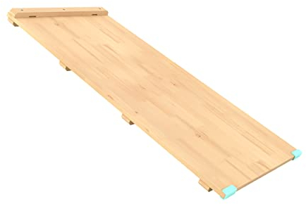 TPToys, Active-Tots, Pikler Style Wooden Indoor Baby and Toddler Ladder, Slide or Bridge, for use with TP Triangle or Climbing Cube, Interative Play, 12 Months+ ,Wood