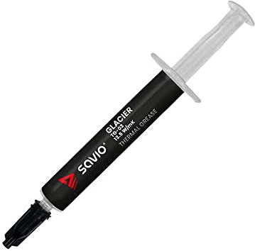 SAVIO Wärmeleitpaste CPU 2g “TG-03” - Leicht Anwendbar Thermal Paste - 13.5 W/mK - zum Kühlkörper Verbindung Kühle und Stummschaltung für alle CPU, GPU Kühler