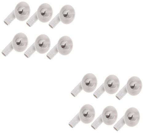 Warmhm 12 Stk Ablaufdüse Der Klimaanlage Schwer Ablaufschlauch Vakuum Entlüften Fenster-klimagerät-adapter Schlauchanschlusswinkel Für Wechselstrom Klimaanlagenteile Tragbar Rohr Plastik