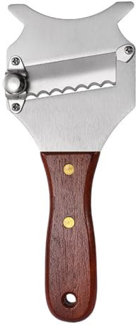 Rebanadoras de Trufa,Rebanadoras de Trufa de Acero Inoxidable con Mango de Madera Rebanadora de Queso Trufa de Chocolate Rallador Cortador de Trufa para Cortar Trufas,Chocolate,Queso