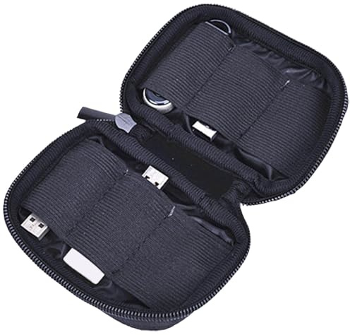 U Sac de rangement en disque - Couvercle de protection du stockage numérique, boîte de transport de voyage en boîte portable | Sac de transport à clé flash, sac d'organisateur simple et à la mode pour