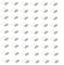 JoyousMall Replacement Dethatcher Tines for Greenworks, Steel Spring Tines for 27022 2500600G for Dethatcher and Scarifier(54pcs)