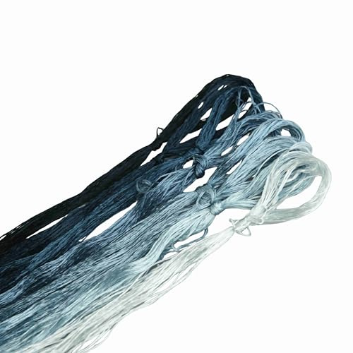 MINGGUXIUYI Maulbeerseide Stickgarn – Seidenfäden für Kreuzstich, chinesische Seide zum Weben, DIY-Schmuck & Handarbeitssets (13)