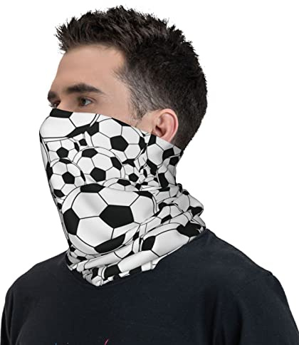 Halswärmer Fußball Kopftuch Winddichter Stirnband Atmungsaktiv Gesichtsdekoration Für Ski Draussen Camping