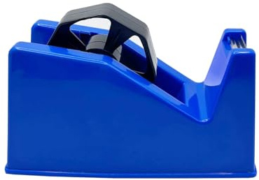 PaulStore Large Tape Dispenser Heavy Duty Desktop Office SELLOTAPE CELLOTAPE Pack Holder (Blue)