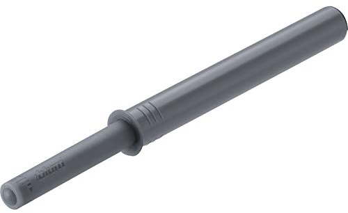 Blum Tip On Ferrure longue pour portes à percer avec aimant en plastique Gris platine