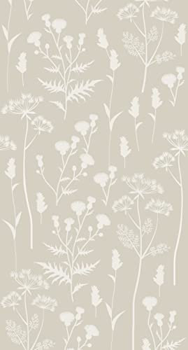 Esta Home fotomural flores silvestres beige arena 150 x 279 cm