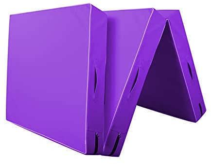 QTANZIQI Gymnastikmatte, zusammenklappbare Gymnastikmatte aus Oxford-Stoff, wasserdicht und leicht zu tragen, Trainingsmatte, Fitnessmatte, Crash-Pad für Zuhause, Fitnessstudio, Tanzstudio