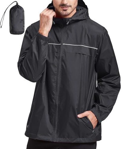 Windbreaker Herren Sommerjacke Herren Leicht Wasserdicht Windbreaker Softshelljacke Regenjacke für Männer Winterjacke Bomberjacke Sport 3XL Leicht Winterjacke Übergangsjacke Leichte Jacket Blouson