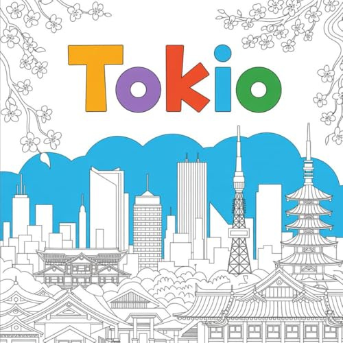 Tokyo Målarbok – En konstnärlig resa genom Japans huvudstad: Färglägg Japans mest fascinerande stad
