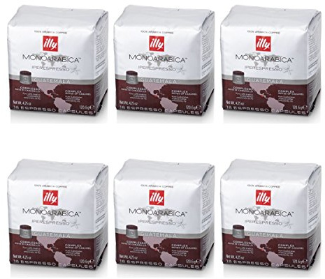 ILLY 6 Pacchi Da 18 capsule Monoarabica Guatemala Caramello