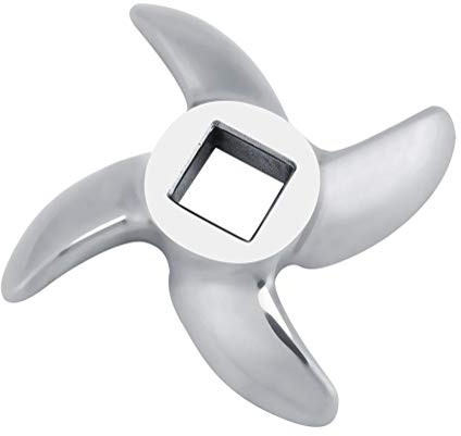 Fdit 4 Lame Hachoir,Lame de Hachoir à Viande Mélangeur Remplacement du Hachoir à Couteau en Acier Inoxydable pour Fruits Légume Broyage Cuisine(#12)