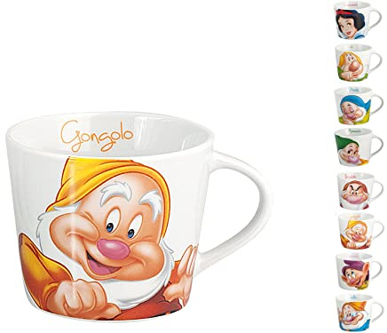 Home Disney Nani Lot de 12 tasses à café, porcelaine, 100 cc