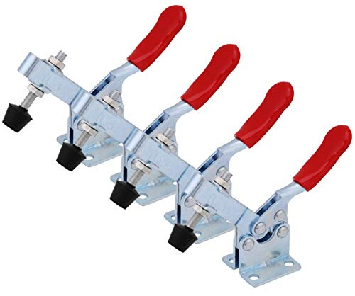 4 Stück Handwerkzeug-Knebelklemme 201B Horizontalklemme 201-B Schnellspanner