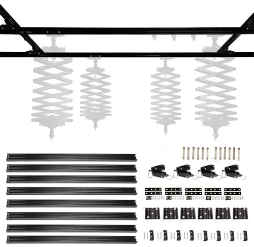 9.2x9.2ft Pantograph Ceiling Rail Track System, Wall Ceiling Stand Mount for Pantograph Pulley for Photography Studio Photo Video Lighting Softbox Spotlight, Not Including Pantograph