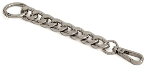 Xiazw 15 cm Geldbörsen Kette Verlängerungsketten Taschen Riemen Accesoire Verlängern für Handtaschen Umhängetasche Crossbody (Nr.4 Silber)
