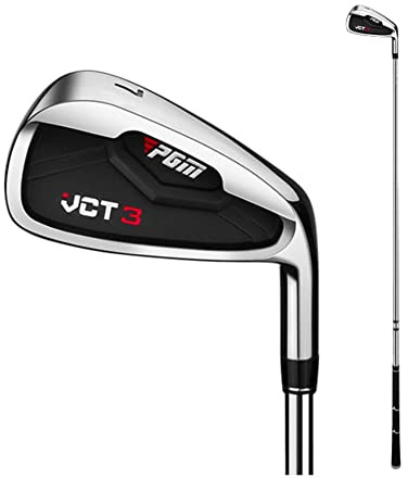 Hierros de golf de acero/eje de carbono para hombres y mujeres - #5#6#7#8#9#PW#SW Hierro de palo de golf individual para diestros (#7, con eje de acero)