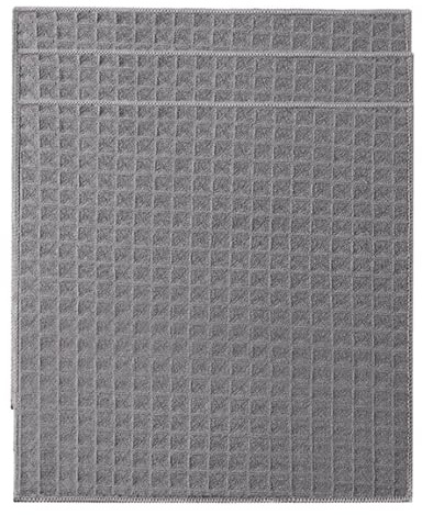 Saugfähiger, fusselfreier Lappen, schnell trocknender, langlebiger Reinigungslappen, Mikrofaserlappen, weicher, fusselfreier Lappen, geeignet for Tischplatte, Küche und Fenster (Color : Gray, Size :