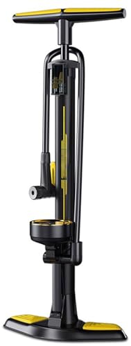 Fahrradpumpe Tragbar, Ballpumpe, Fahrrad-Standpumpe mit Hohem Druck, Fahrradreifenpumpe, Automatisch Umschaltbare Presta und Schrader
