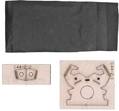 Leder-Metall-Stanzform, C44-Stahl Mit Hohem Kohlenstoffgehalt, Dicke Holzbasis, Einfache Bedienung, Leder-Stanzform Für Heimwerkerarbeiten