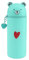 Maxmoc Kawaii Federmäppchen,2 in 1 Mäppchen aus Weichem Silikon,Ständer Schlampermäppchen,Cartoon Stifteköcher für Mädchen Teenager(Grün)