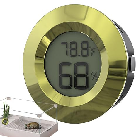 Igrometro Misuratore di umidità, Indicatore di temperatura e umidità, Monitor 'umidità a temperatura, Indicatore di umidità rotondo igrometro, sensore di umidità per incubatrici rettili terrar