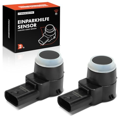 Frankberg 2x Parksensor PDC Sensor Vorne 3-Polig 2125420118 | Kompatibel mit G-Klasse Cabrio W463, S-Klasse V221 W221, E-Klasse W212, C-Klasse Coupe C204, M-Klasse W166