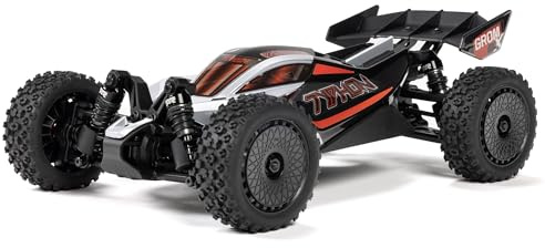ARRMA RC Car Typhon GROM 4X4 223S BLX BRUSHLESS Small Scale Buggy RTR (Battery and Charger Not Included) with DSC, Silver, ARA2306T1