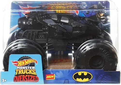 Hot Wheels Monster Trucks Batman Tumbler 1:24 Oversized Crash Attack Super Smash
