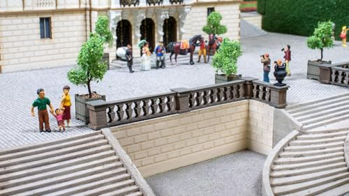 NOCH Balaustrada, barandilla de modelismo, para el Ancho de vía H0 paisajismo detallado