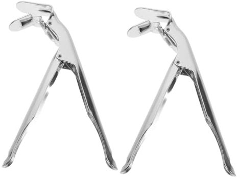 DECHOUS 2stücke Teiliges Grillzubehör Rostfreier Edelstahl Grillrostheber Sichere Grillrost Greifer Für Outdoor Bbq Camping Wandern Hitzebeständig Leicht Und Langlebig