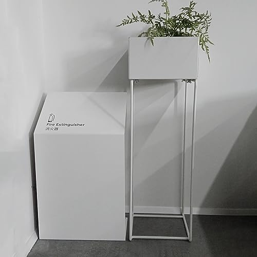 Piantana Porta Estintore Universale Portaestintore universale Doppio armadio da pavimento per sicurezza interna/esterna, montaggio in ferro durevole