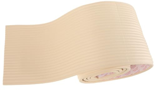 LOORGVEL Protection Angle Murale Installation Facile Flexible Beige en Caoutchouc Nbr Les Dommages Protège Les Coins et Murs pour Garages et Entrepôts