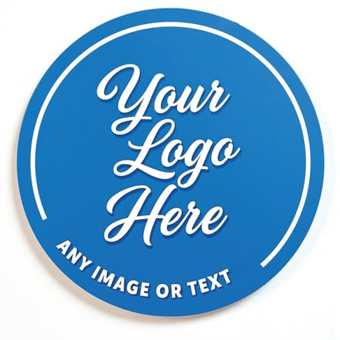 Personalised Stickers Labels Custom Stickers Circle Logo Stickers Personalised Round Stickers Any Photo, Logo Colour, Text