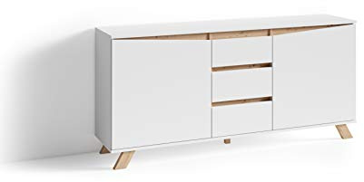 byLIVING Sideboard Valentin, Schrank mit 2 Türen und 3 Schubkästen