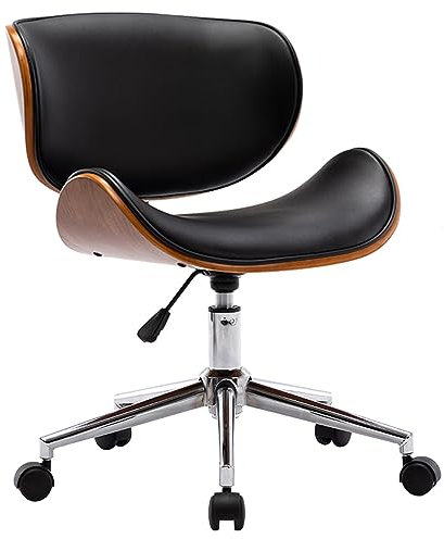 Mingone Massivholz Advanced Computerstuhl 360° Ergonomisch Büro Stuhl Studentenstuhl Computer Chair Freizeit Rücken Drehstuhl Einfacher Hebestuhl mit Rollen bis 150kg