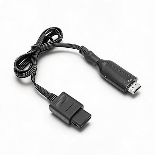 Annadue N64 zu HDMI Anschlusskabel, Unterstützt N64, NEC, SNES zu HDMI Konverter, HD Videokonverter für Spielkonsolen.