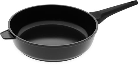 Gerlach Monolit Tiefe Pfanne Keramik Beschichtet Bratpfanne Keramikpfanne Induktionsgeeignet Für Elektro Gas Keramik Induktion Herd Küche Küchenzubehör 28 cm