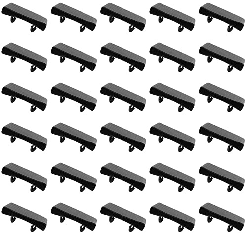 JCBIZ 30pcs 65x9mm Plastic Bed Slat End Caps Holders Plastic Connector Furniture Accessories for Holding Securing Wooden Slats Bed Base