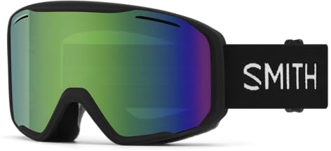 SMITH Unisex Adult Blazer Snow Sport Goggle - Black Frame | Green Sol-X Mirror Lens