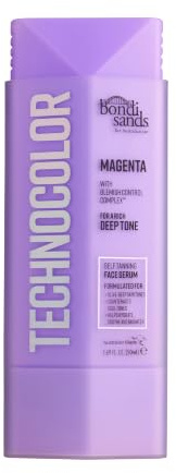 Bondi Sands Technocolor Self Tanning Face Serum, Innovative Formula Hydrates, Soothes, and Enhances Skin with Vitamin C and Chamomile, Fragrance Free