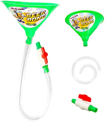 W WIDMANN MILANO Party Fashion - Beer Bong, différentes couleurs, entonnoir à bière, jeu à boire, jeu de fête, festival