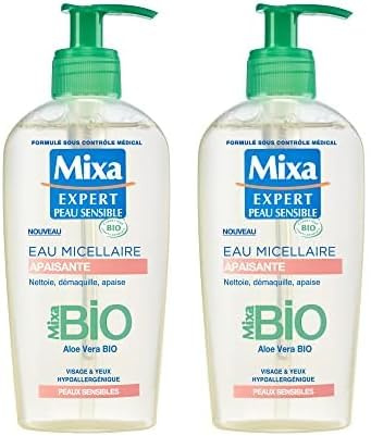 Mixa BIO - Eau Nettoyante Démaquillante - Peau Sensible - 200 ml