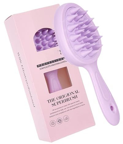 Weicher Körperschrubber, 2-in-1-Körperbürste und Kopfhautbürste für Dusche und Bad, verbessert die Durchblutung, Kopfhautmassagegerät, Peeling
