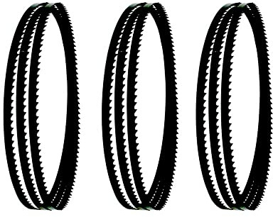 1425 mm Bandsägeblatt 3 4 6 10 14 TPI 1425 x 6,35 x 0,35 mm Carbon-Bandsägeblätter Holzbearbeitungswerkzeuge Zubehör 3St(4 TPI)