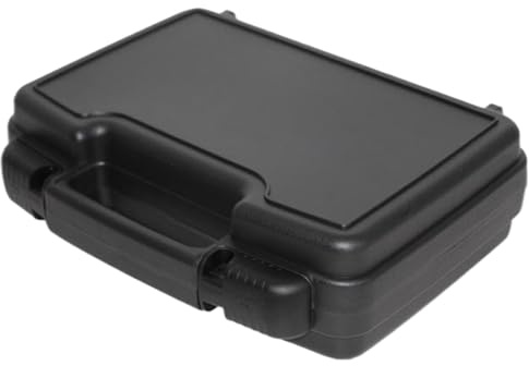 Petite boîte à outils Boîte à outils en plastique résistant aux gouttes 10.2x7.1x3 pouces Boîtier avec boîtier compact en mousse avec poignée et boucle