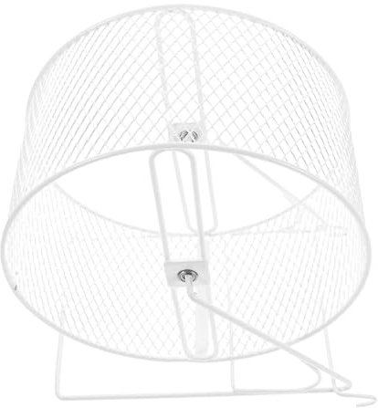 DIKACA Hamsterhjul i Metall Löpande Träningshjul för Gerbils Möss och Små Djur Silent Running Wheel med Nagelvård och Enkel Installation