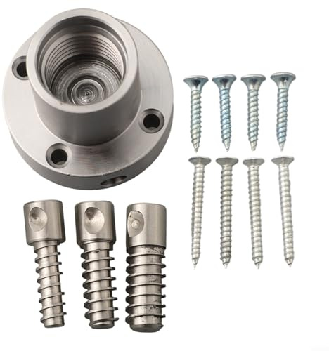 2-Inch Woodworking Lathe Faceplate Screw Chuck with 1-Inch x 8 TPI Threaded Mounting – Steel Construction for Bowl Turning and Wood Lathe