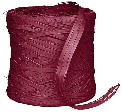 Geschenkbast-Raphia bordeaux 200 m, 1 Rolle(n)